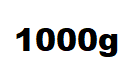 1000g