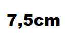 7,5cm